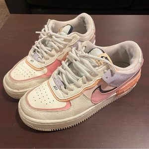 Nike 2021 Air Force 1 Shadow 'Orange Chalk Pink Glaze’ - Womens Size 8.5